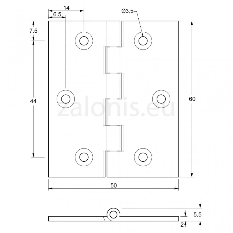 ΜΕΝΤΕΣΕΣ ΠΛΑΚΕ ΟΡΕΙΧΑΛΚΙΝΟΣ 60x50 ITALY